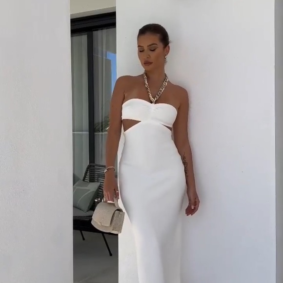 ZARA CUT OUT CHAIN DRESS - Picture 10 of 11